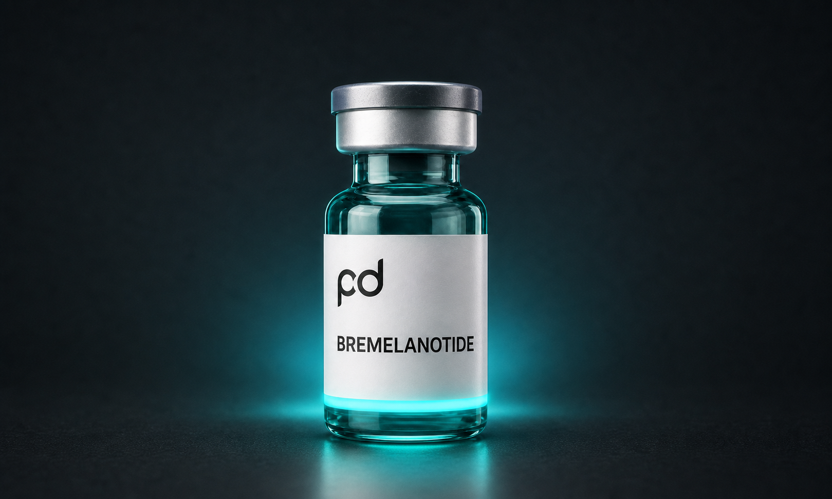 Bremelanotide vial mockup