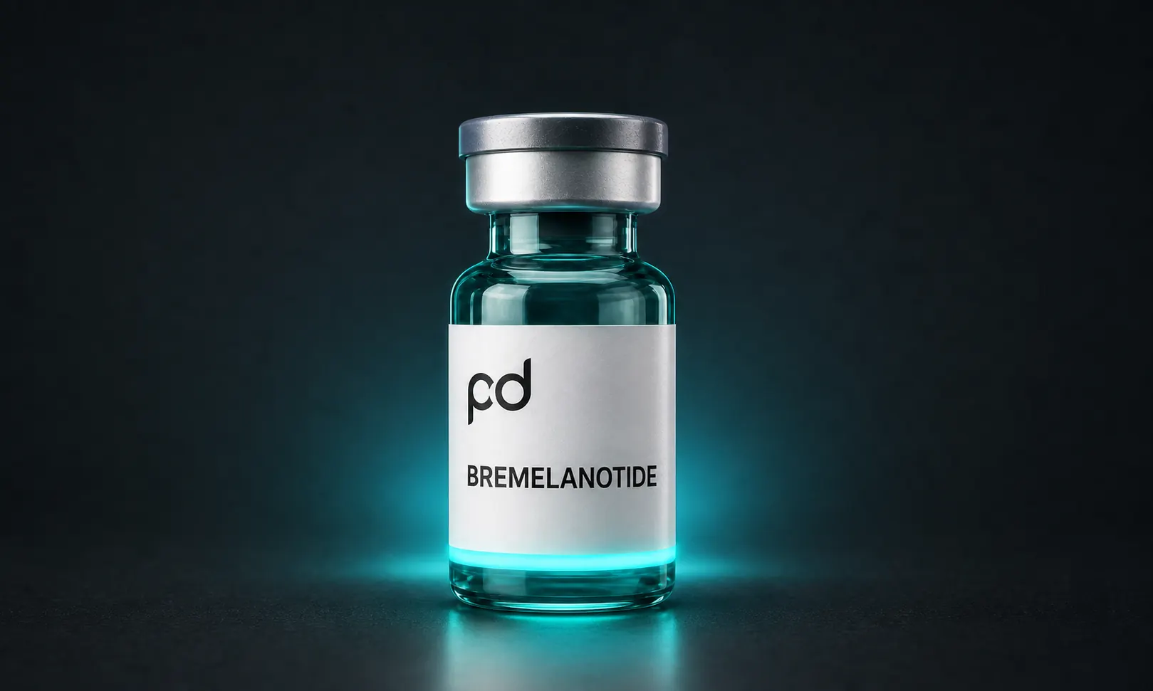 Bremelanotide vial mockup