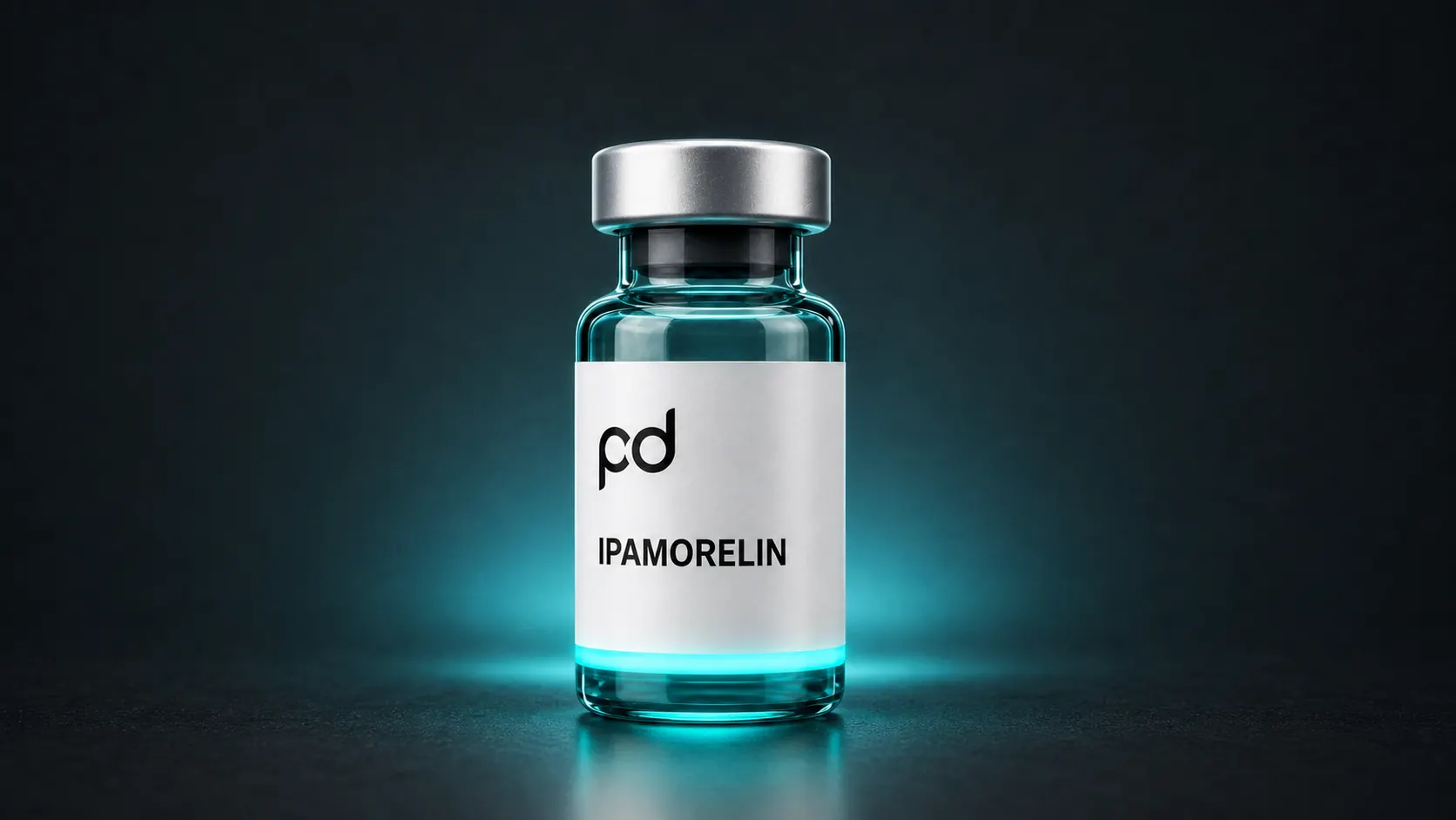 Ipamorelin vial mockup