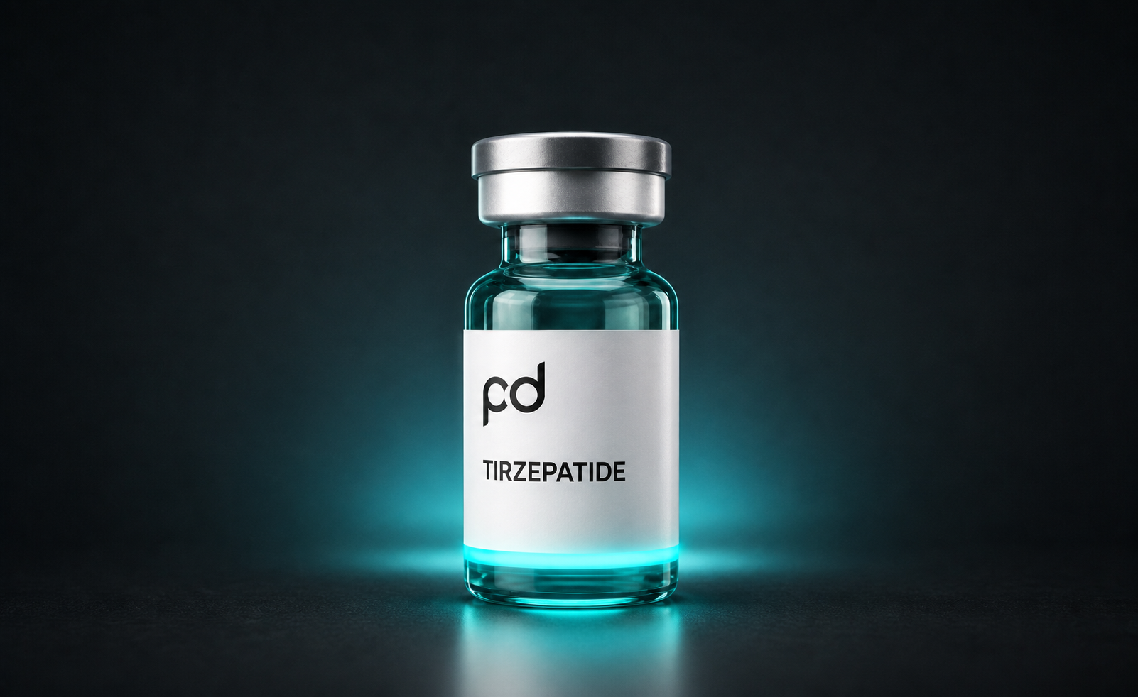 Tirzepatide vial mockup